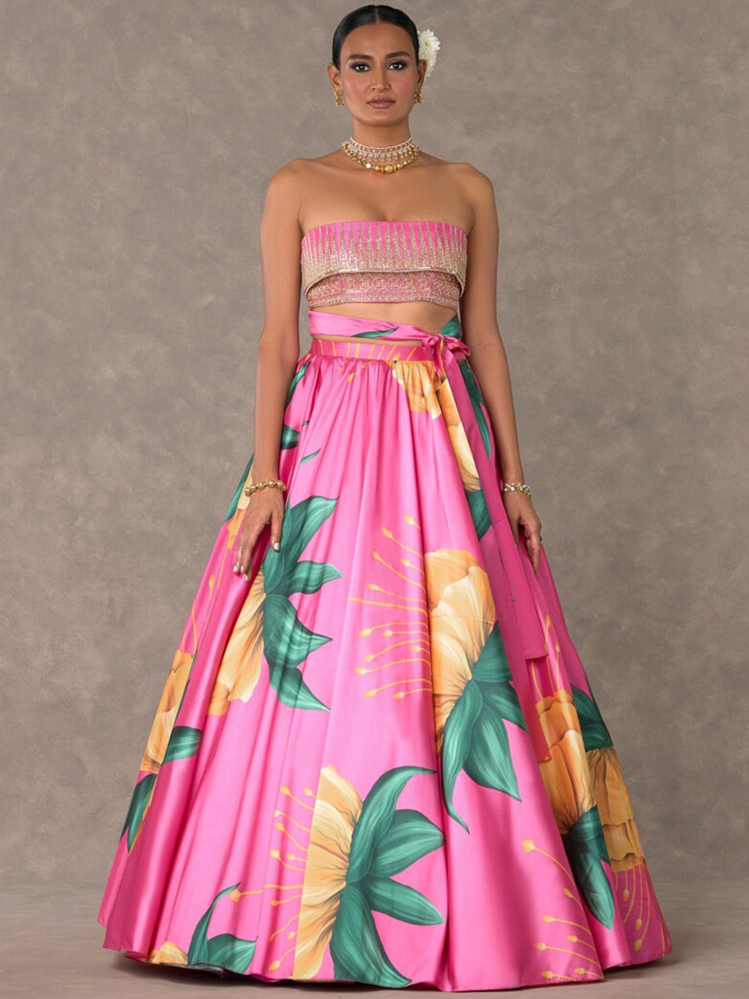 Cotton Ethnic Dress With Dupatta 4