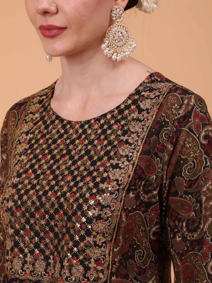 Cotton Ethnic Dress With Dupatta 1