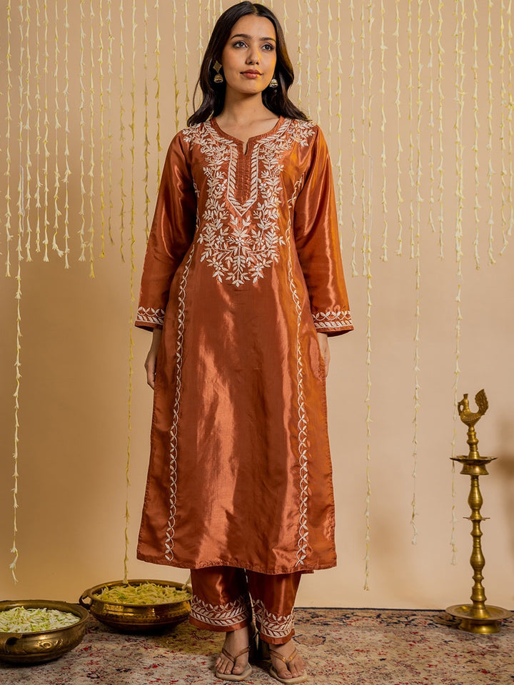 Cotton Ethnic Dress With Dupatta 5