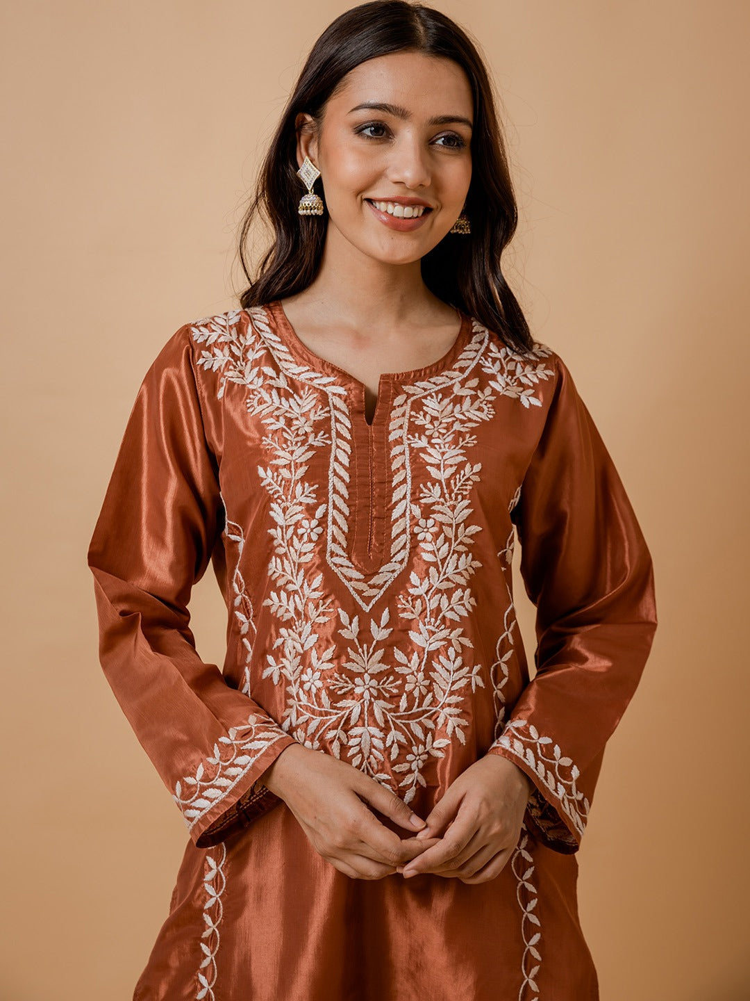 Cotton Ethnic Dress With Dupatta 5