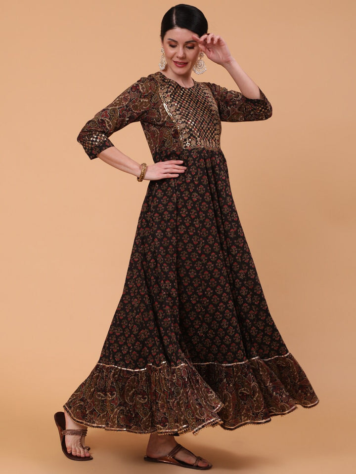 Cotton Ethnic Dress With Dupatta 1