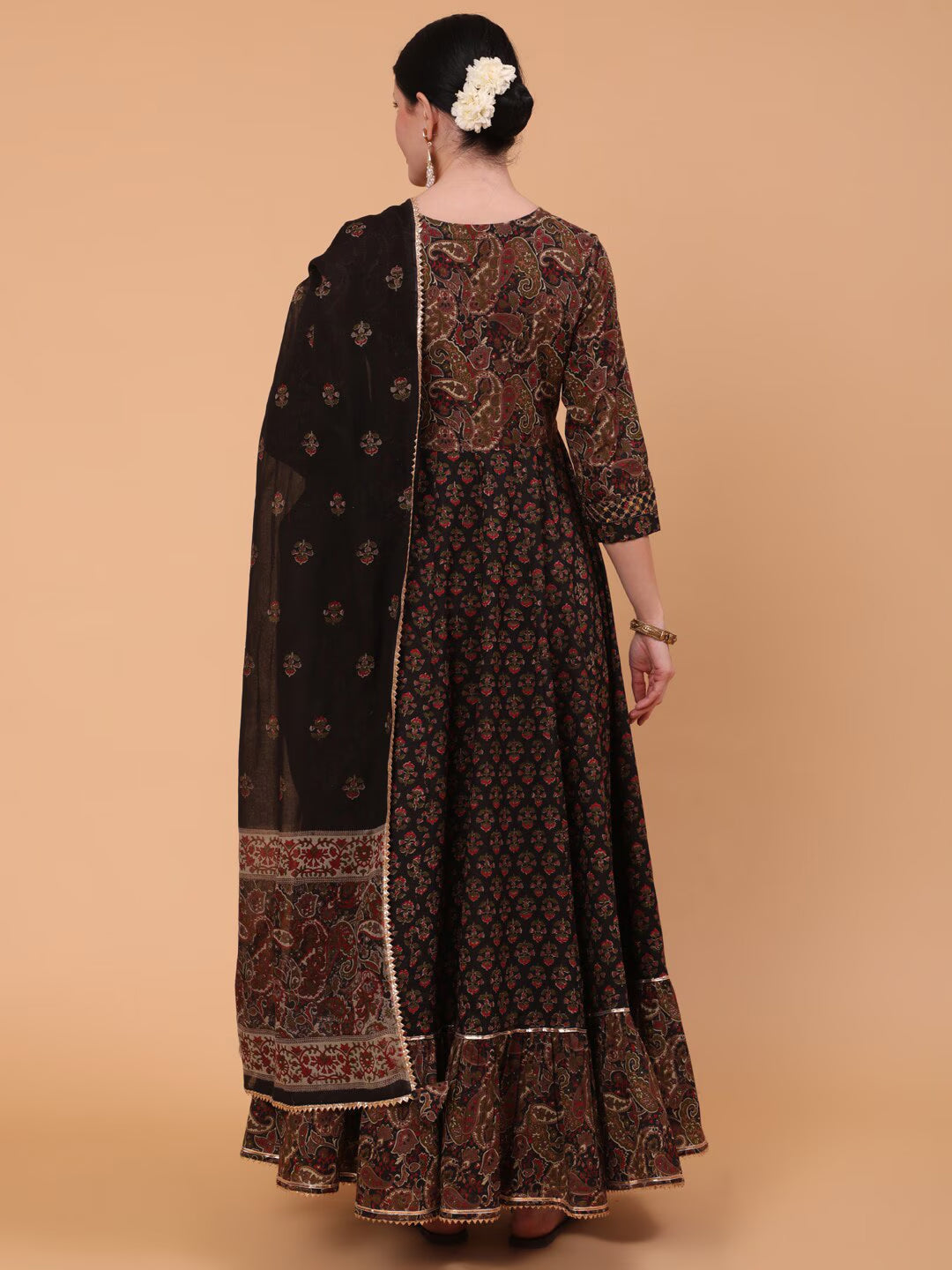 Cotton Ethnic Dress With Dupatta 1