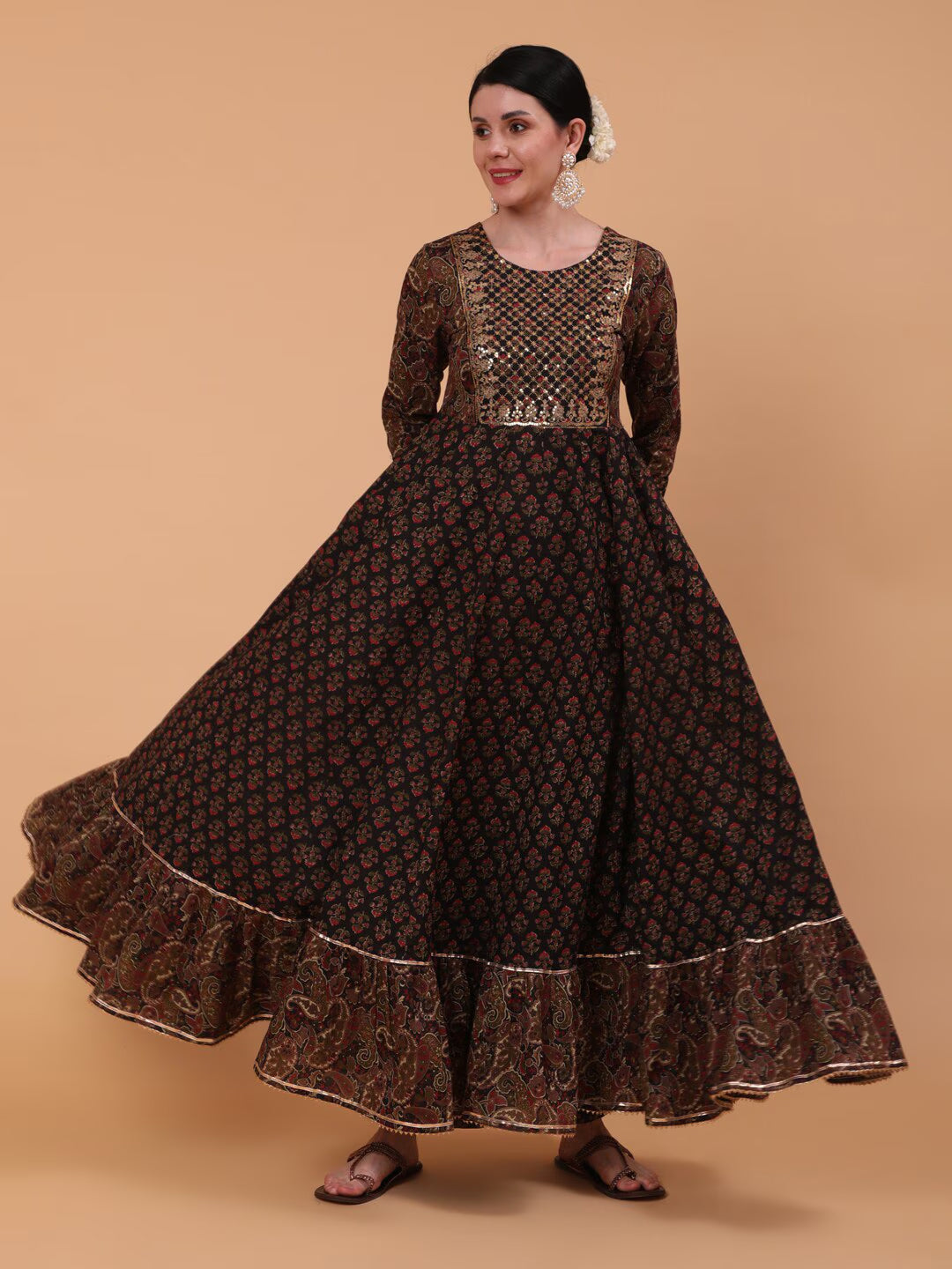 Cotton Ethnic Dress With Dupatta 1