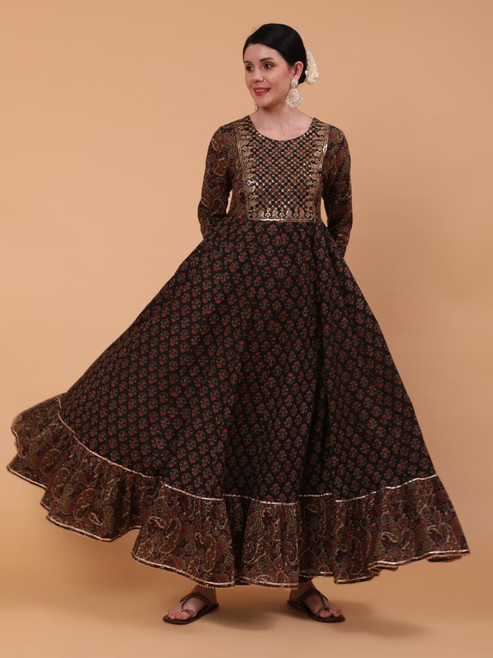 Cotton Ethnic Dress With Dupatta 1